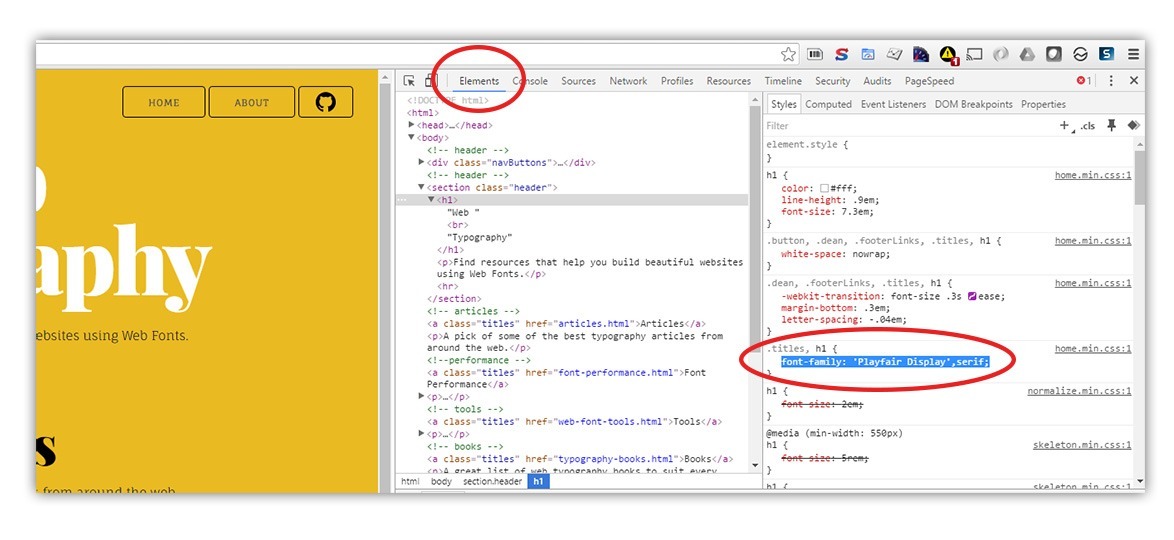 Whatfont to identify fonts on web pages Chrome web, Google chrome extensions, Developer tools