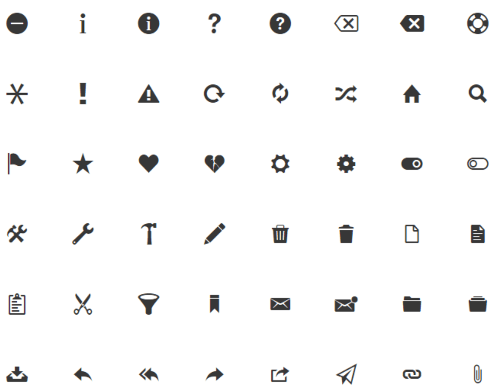 Ionic Icons