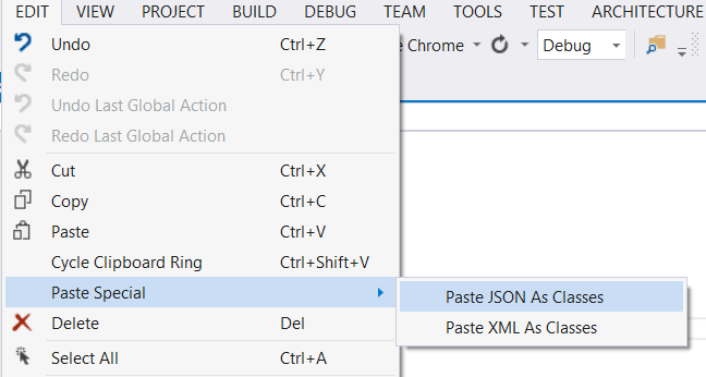 Convert Json to C#